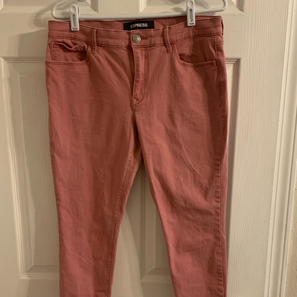 Express skinny jeans PINK size 10